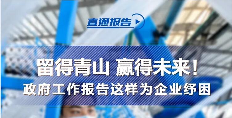 留得青山 赢得未来！政府工作报告支持企业最新政策来了